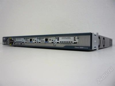 Лот: 502130. Фото: 1. Маршрутизатор CISCO 2801 c картой... Другое (сетевые устройства)
