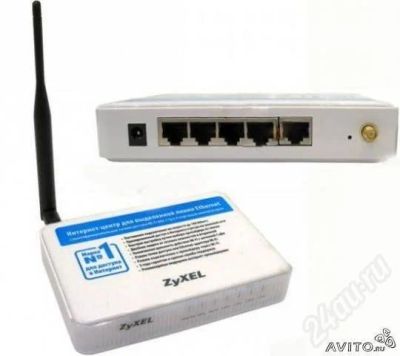 Лот: 382337. Фото: 1. Точка доступа Wi-Fi ZyXEL "P-330W... Маршрутизаторы (роутеры)
