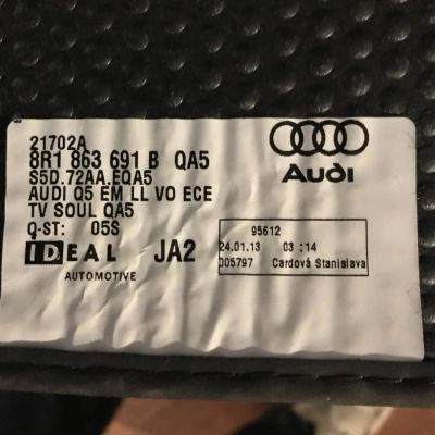 Лот: 11512481. Фото: 1. Коврики салона Оригинальные Audi... Салон