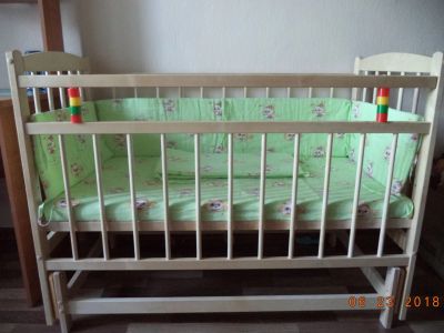 Лот: 12092387. Фото: 1. Кровать маятник , полный комплект... Детские кровати и кроватки