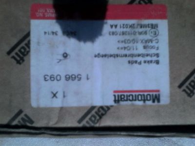 Лот: 9891308. Фото: 1. Колодки Ford Forus 2. Тормозная система