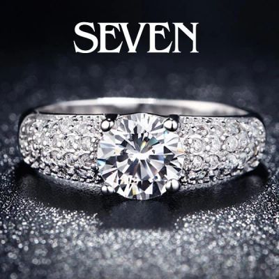 Лот: 6441112. Фото: 1. Кольцо Swarovski. размер 17 №6. Кольца, перстни