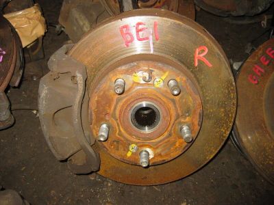 Лот: 20902951. Фото: 1. Ступица Honda Edix BE1 D17A перед... Кузов