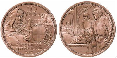 Лот: 18740081. Фото: 1. 10 евро 2021 г Австрия, Братство. Германия и Австрия