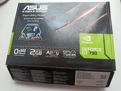 Лот: 16343077. Фото: 1. Видеокарта ASUS GeForce GT 730... Видеокарты