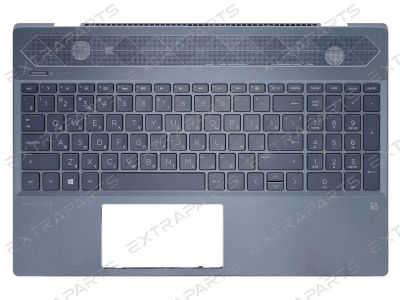 Лот: 18114106. Фото: 1. Топ-панель HP Pavilion 15-cw синяя. Клавиатуры для ноутбуков