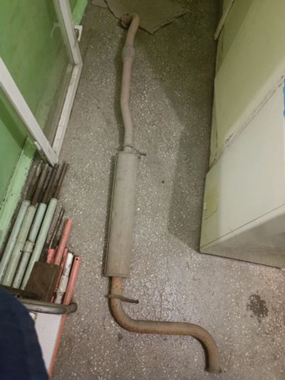 Лот: 19030704. Фото: 1. Резонатор приора / 2170. Выхлопная система