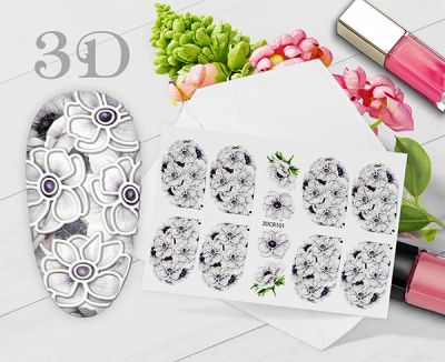 Лот: 11481378. Фото: 1. Слайдер-дизайн 3D - 3DCR101 Malgrat... Украшения, дизайн ногтей