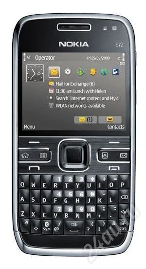 Лот: 690108. Фото: 1. nokia e72 black. Кнопочные мобильные телефоны