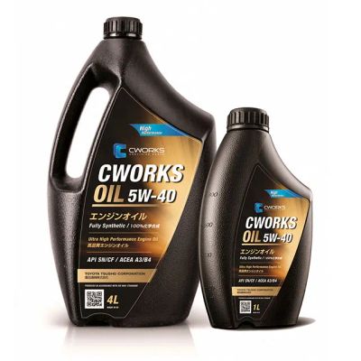Лот: 20068179. Фото: 1. CWORKS OIL 5W40 SN/CF, A3/B4 ПРОМО... Масла, жидкости