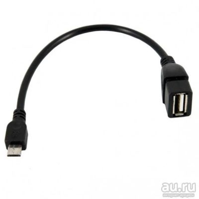 Лот: 18320915. Фото: 1. Адаптер OTG USB(гнездо) - microUSB... Дата-кабели, переходники