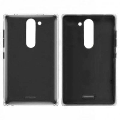 Лот: 12956337. Фото: 1. Задняя крышка Nokia 502 Dual Черный. Корпуса, клавиатуры, кнопки