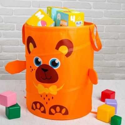 Лот: 12874194. Фото: 1. Корзина для игрушек «Медвежонок... Игровые домики, палатки