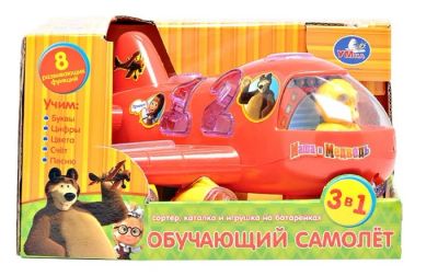 Лот: 3566928. Фото: 1. Самолет Обучающий "Умка" "Маша... Развивающие