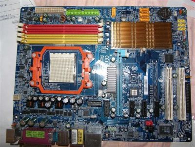 Лот: 2239982. Фото: 1. GIGABYTE GA-M55S-S3. Материнские платы