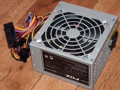 Лот: 14532275. Фото: 1. Foxline FZ-450R 450W(новый). Корпуса, блоки питания