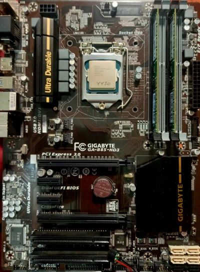 Лот: 19979832. Фото: 1. Gigabyte GA-B85-HD3\i5-4430\16Gb... Комплекты запчастей