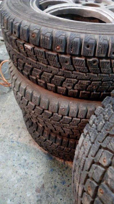 Лот: 11385121. Фото: 1. Зима на литье 4*100 ET45 Dunlop... Шины на дисках
