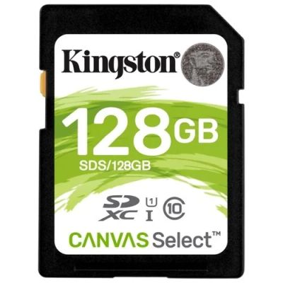 Лот: 12655689. Фото: 1. Карта памяти SD XC 128 GB Kingston... Карты памяти