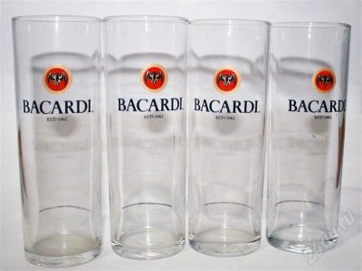 Лот: 470390. Фото: 1. Хайболл Бакарди (Bacardi), 0,33... Кружки, стаканы, бокалы