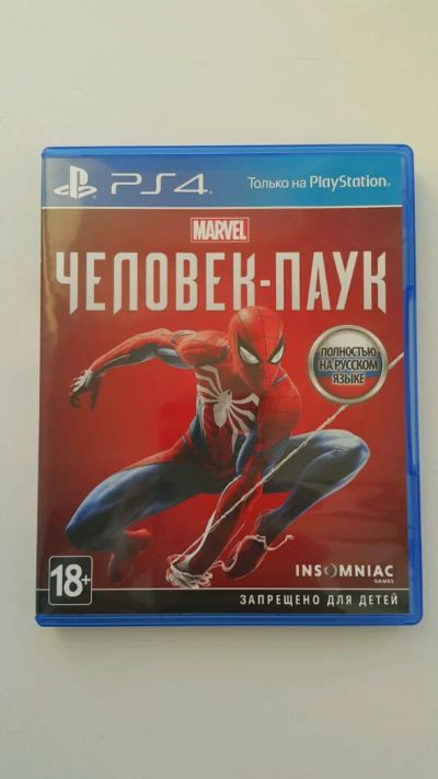 Лот: 12158534. Фото: 1. Человек-паук ps4 Spider man. Игры для консолей