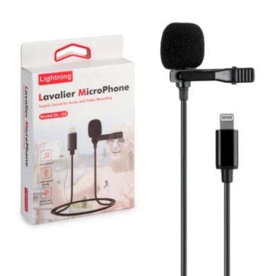 Лот: 22149757. Фото: 1. МИКРОФОН LAVALIER MICROPHONE LIGHTNING... Микрофоны