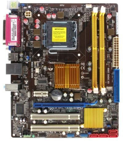 Лот: 11893286. Фото: 1. Надежная мать под LGA775: ASUS... Материнские платы