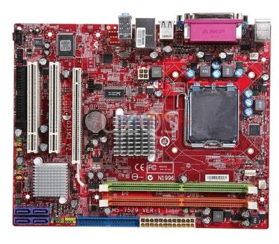 Лот: 10449099. Фото: 1. Материнская плата MSI G31M3 V2... Материнские платы