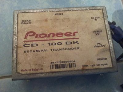 Лот: 3926363. Фото: 1. Pioner secam pal transcoder cd-100... Мониторы, DVD