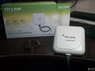 Лот: 7833964. Фото: 1. Антенна TP-LINK TL-ANT2409A направленная... Другое (сетевые устройства)