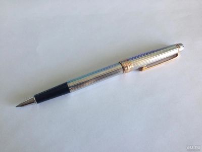 Лот: 9214421. Фото: 1. Ручка Montblanc Meisterstuk silver. Ручки шариковые, перьевые