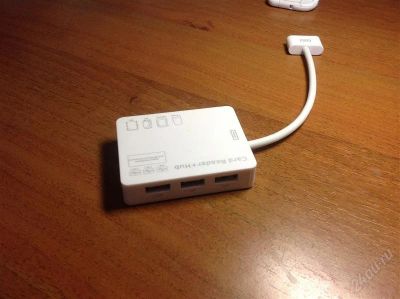 Лот: 2146546. Фото: 1. 5 in 1 HUB USB SD TF Card Reader... Другое (аксессуары)