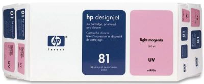 Лот: 15498655. Фото: 1. Картридж HP 81 UV (light magenta... Картриджи, расходные материалы