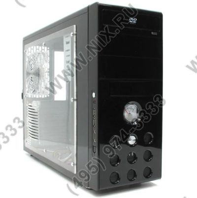 Лот: 11498177. Фото: 1. корпус iCute QH05-4GA-BB + 4 USB... Корпуса, блоки питания