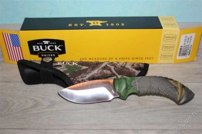 Лот: 2615757. Фото: 1. Buck 390 USA Camo Omni Hunter. Ножи, топоры