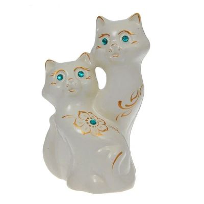 Лот: 12595316. Фото: 1. Кошечки. Белые. 20 см. НОВЫЕ. Копилки