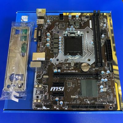 Лот: 17527206. Фото: 1. Материнская плата MSI H110M PRO-D... Материнские платы