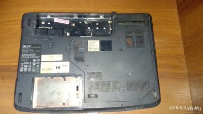 Лот: 13679617. Фото: 1. Нижний корпус ноутбука Acer Aspire... Корпуса, элементы оформления