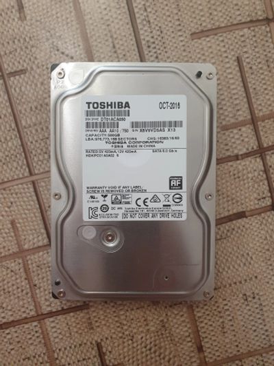 Лот: 20523047. Фото: 1. Жесткий диск "Toshiba 500 GB... Жёсткие диски (HDD)