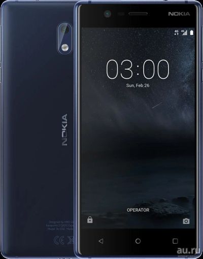 Лот: 10136339. Фото: 1. Новый! Смартфон 5" Nokia 3 16Gb... Смартфоны