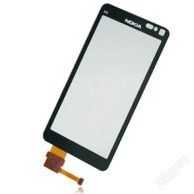 Лот: 1898376. Фото: 1. Сенсор Nokia N900 черный. Дисплеи, дисплейные модули, тачскрины