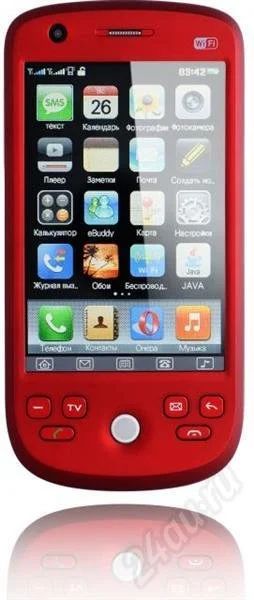 Лот: 227868. Фото: 1. iPhone W007, цветной ТВ-тюнер... Кнопочные мобильные телефоны