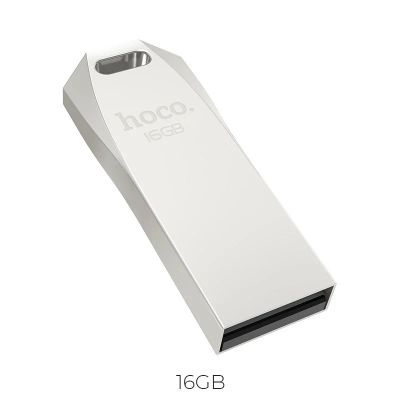 Лот: 16621238. Фото: 1. Флешка USB 2.0 16Gb Hoco UD4 silver... USB-флеш карты