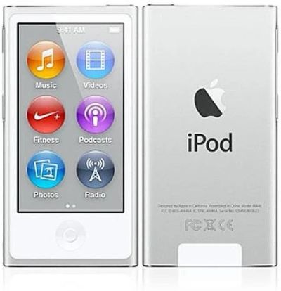 Лот: 2973380. Фото: 1. Плеер Apple iPod nano 7 16Gb Silver. Плееры