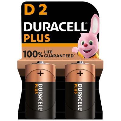 Лот: 24547588. Фото: 1. Батарейки Duracell Plus, D, 2... Батарейки, аккумуляторы, элементы питания