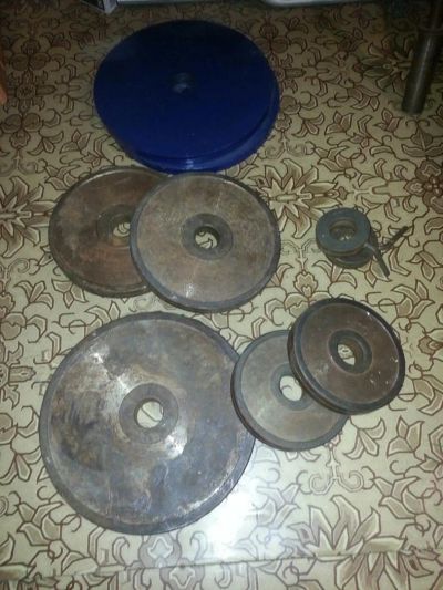 Лот: 8266773. Фото: 1. Штанга 80 кг. гриф блины + бонус... Штанги, блины