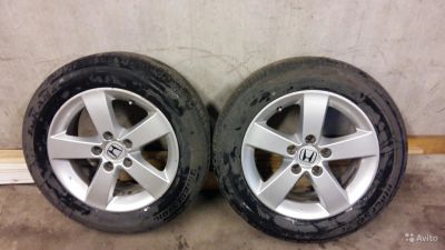 Лот: 14716344. Фото: 1. Колеса R16 205/60 Bridgestone... Шины