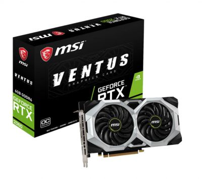 Лот: 18610225. Фото: 1. MSI GeForce RTX 2060 Ventus OC... Видеокарты