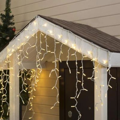 Лот: 18208375. Фото: 1. Уличная гирлянда "Бахрома" 400LED... Гирлянды, шарики, новогодние аксессуары