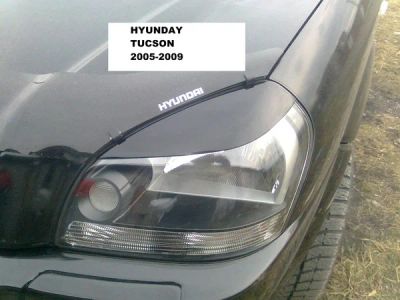 Лот: 4331023. Фото: 1. Реснички на фары Hyundai Tucson... Детали тюнинга